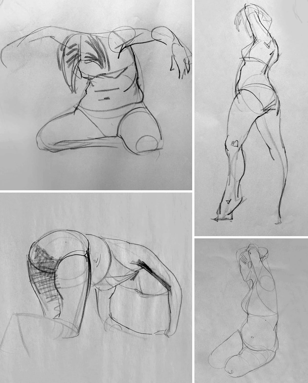 La pose rápida: una recopilación de gestos y reflexiones sobre el dibujo de figuras (Instrucción de arte de Dover)