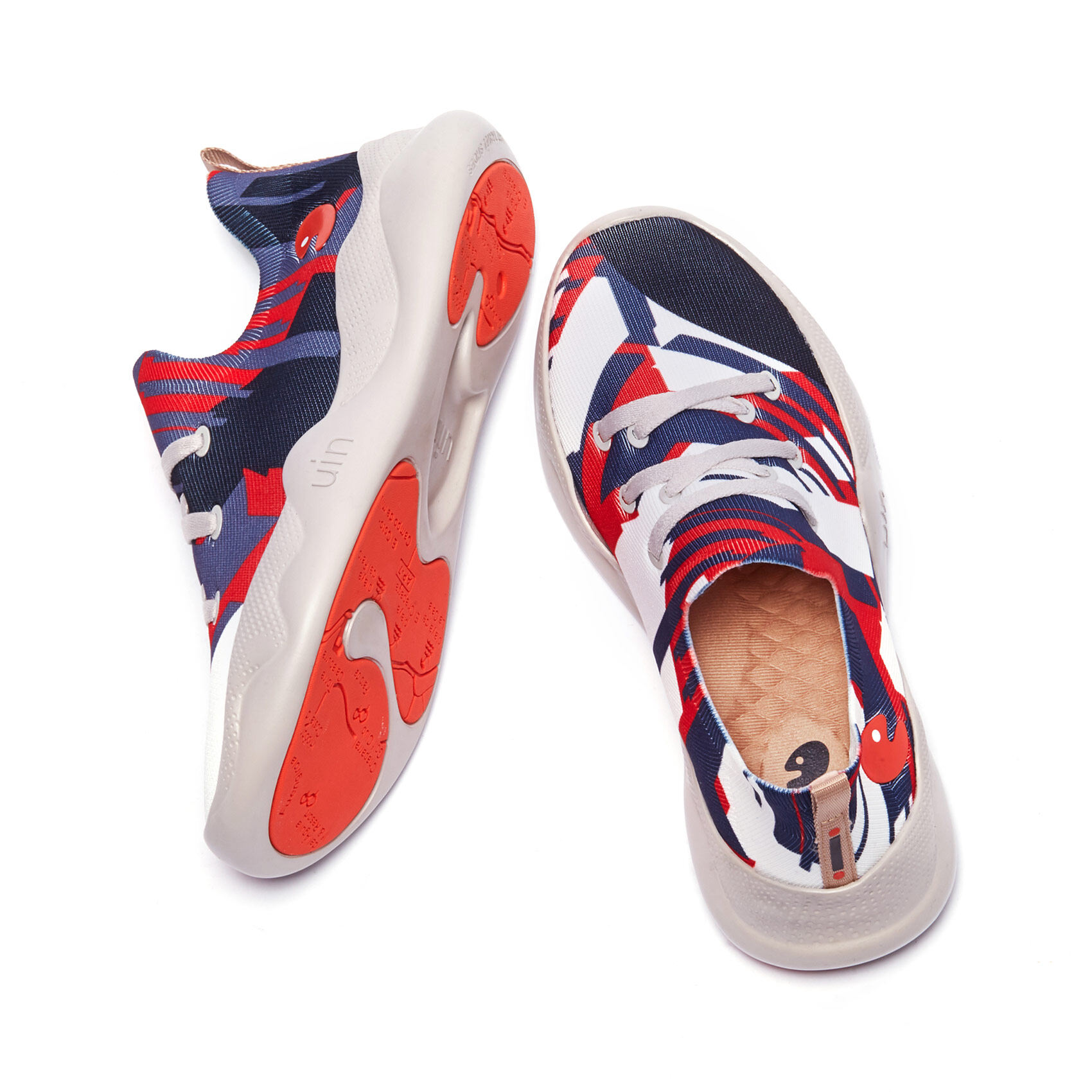 UIN Mijas Women's Art Painted Travel Shoes Slip On Loafers Comfort Lightweight Sneakers · v6