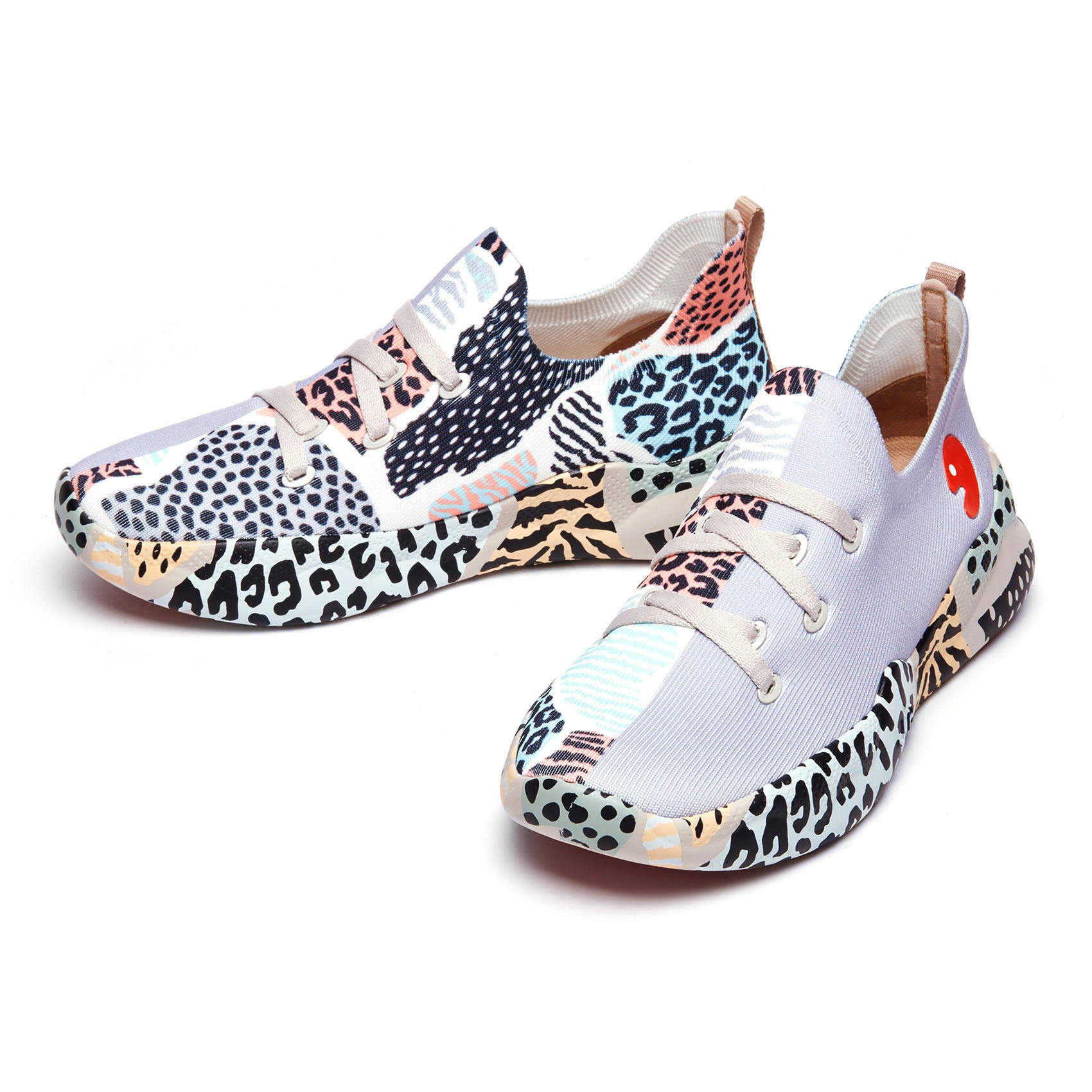 UIN Mijas Women's Art Painted Travel Shoes Slip On Loafers Comfort Lightweight Sneakers · v6