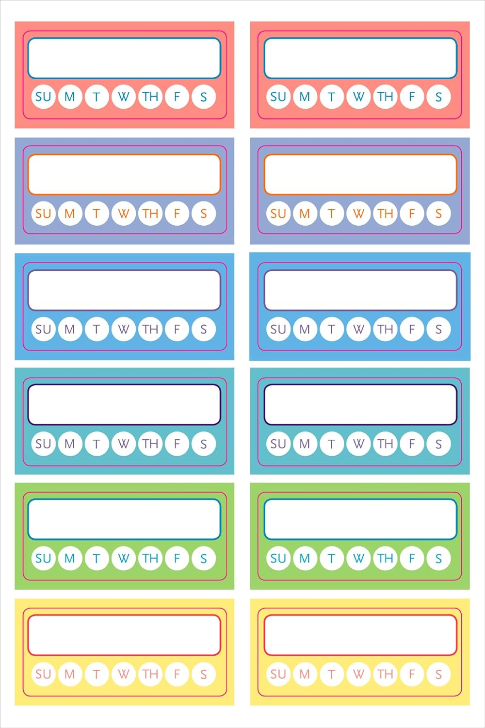 Essentials Habit Tracker Planner Stickers (52 weeks of stickers) · v2