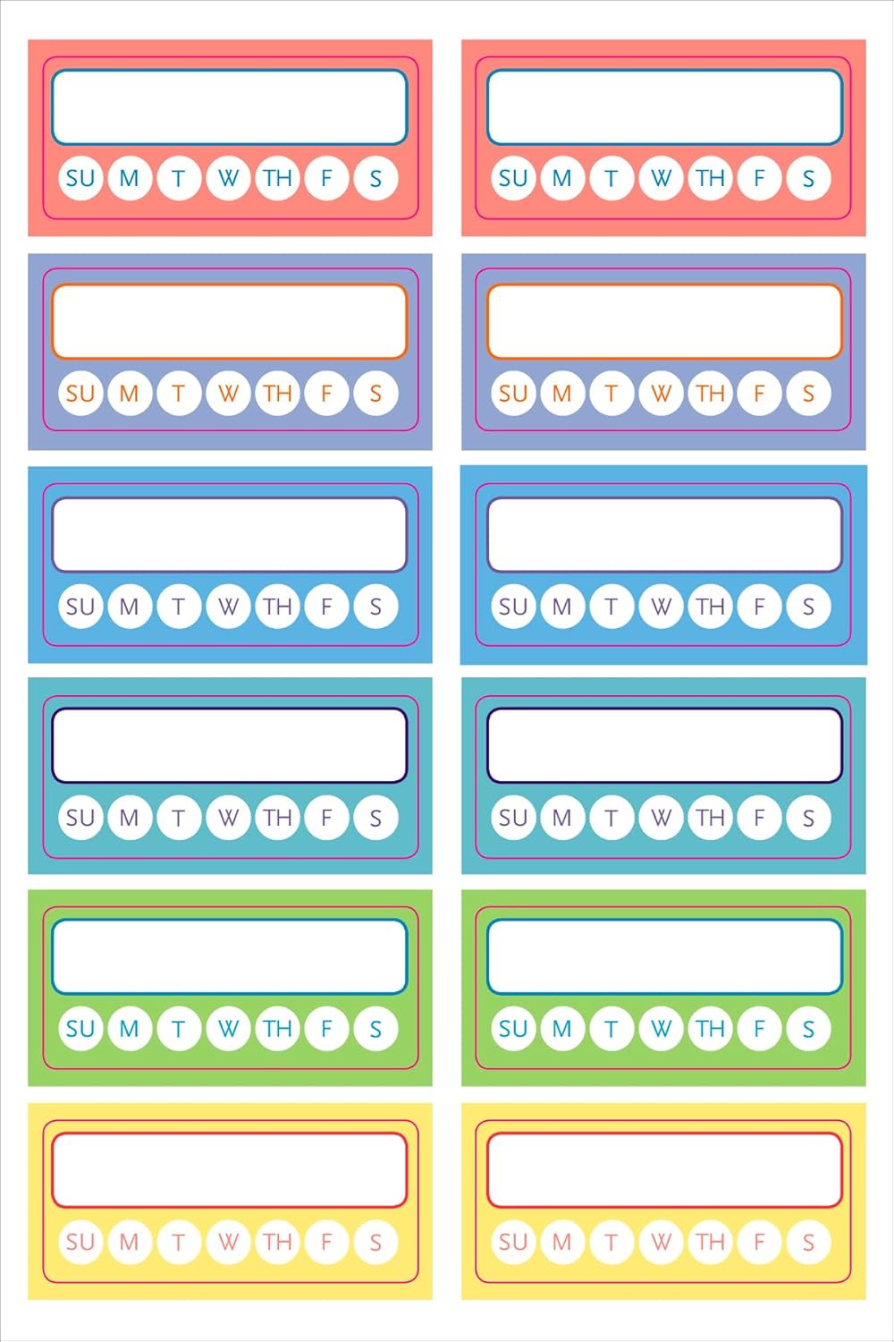 Essentials Habit Tracker Planner Stickers (52 weeks of stickers) · v2