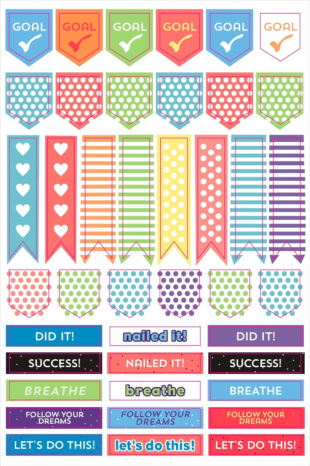 Essentials Habit Tracker Planner Stickers (52 weeks of stickers) · v2