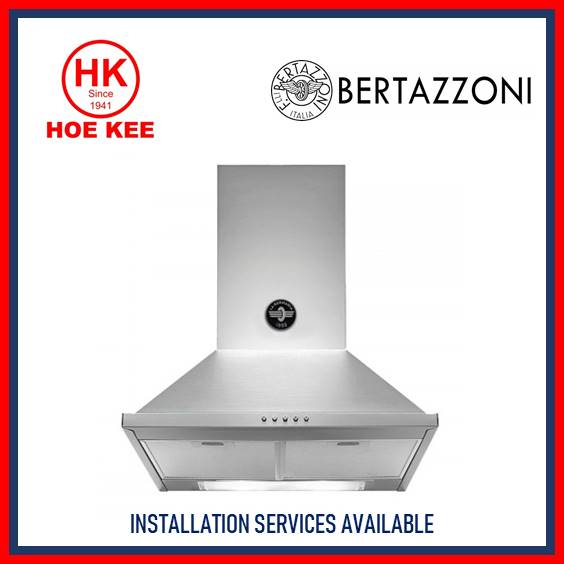 Bertazzoni Chimney Hood KPL60PLAG1XA (Stainless Steel) / KPL60PLAG1XRA (Red) · v7