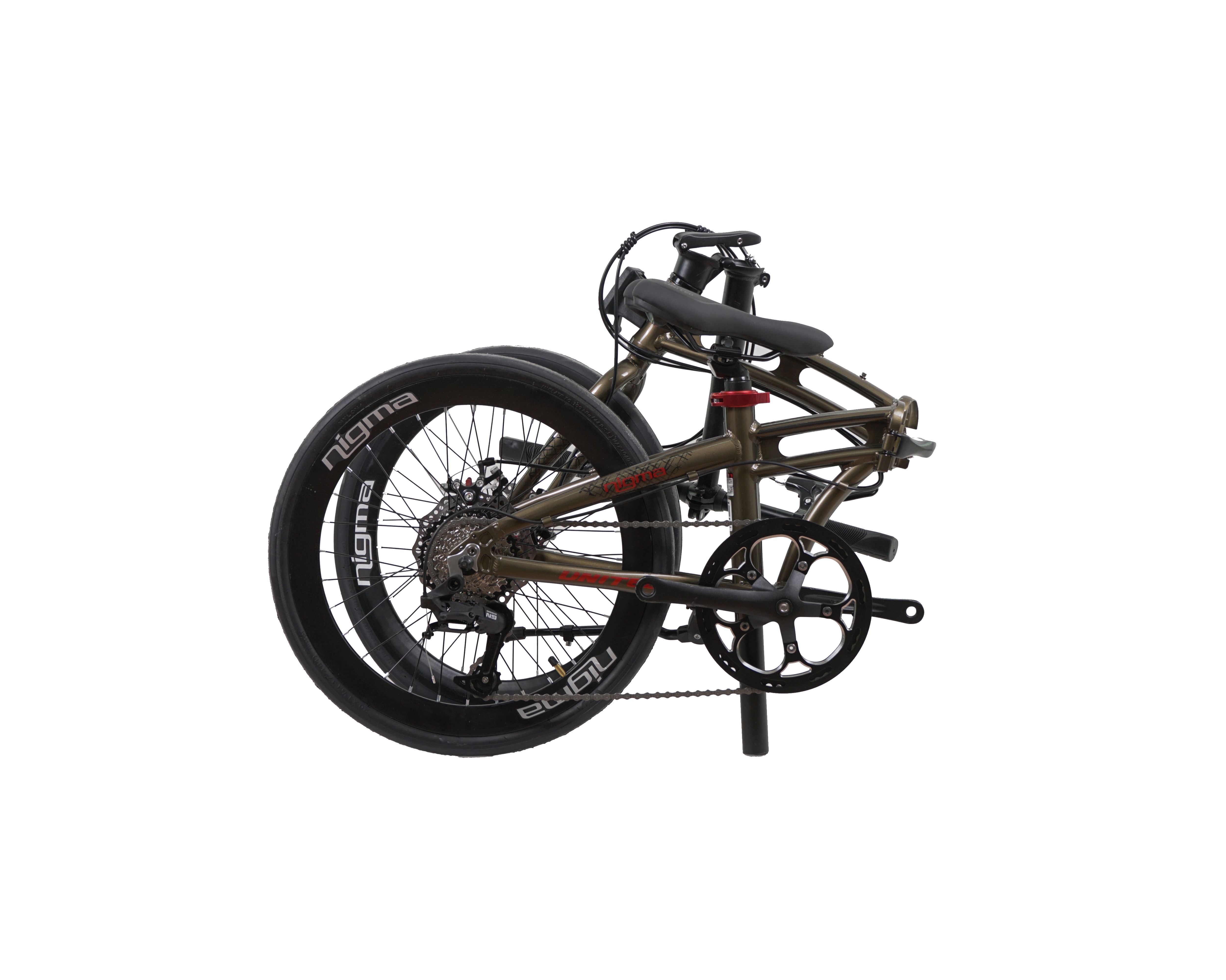 Bicicletta pieghevole in lega NIGMA III 9speed by United Bike da 20"