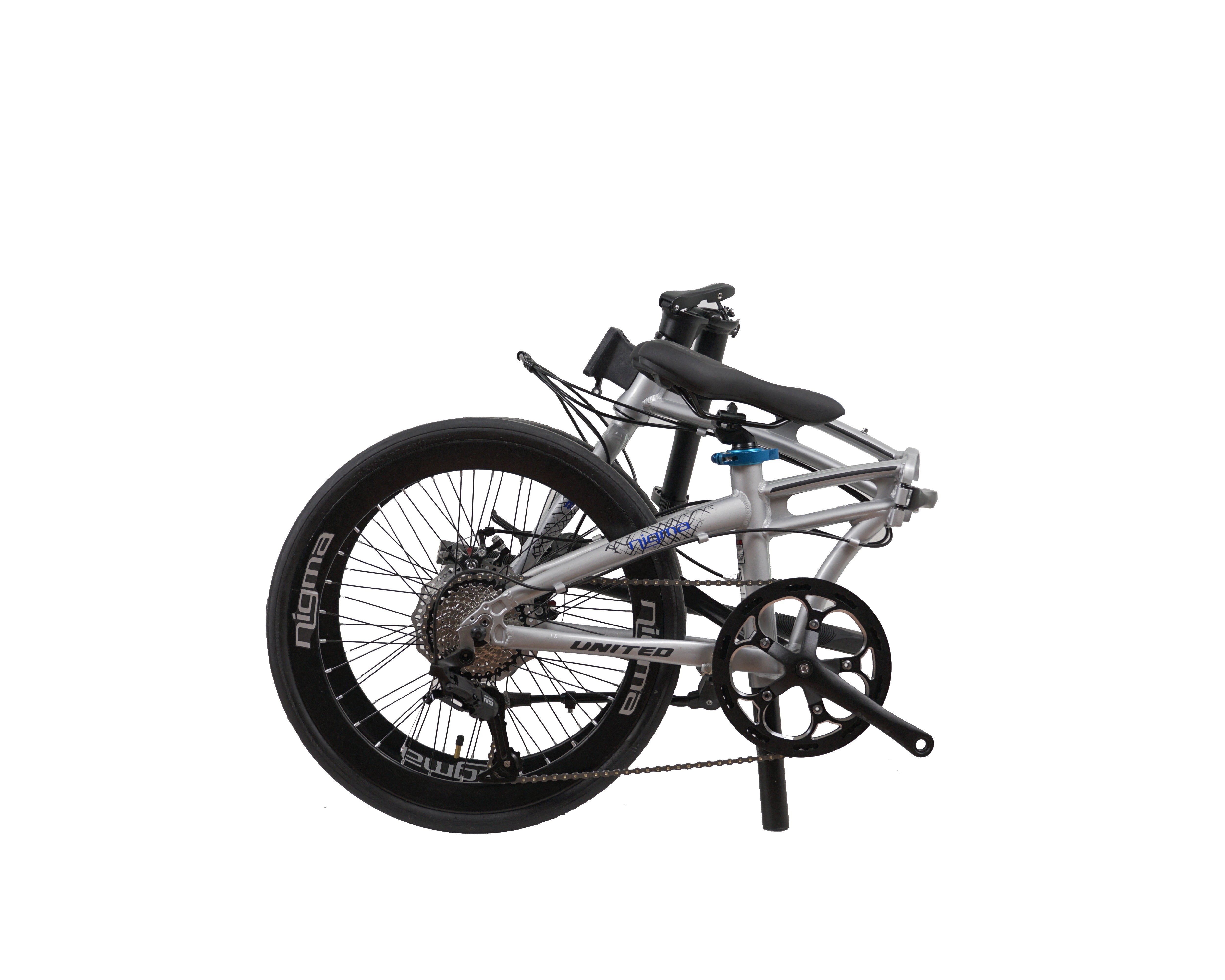 Bicicletta pieghevole in lega NIGMA III 9speed by United Bike da 20"