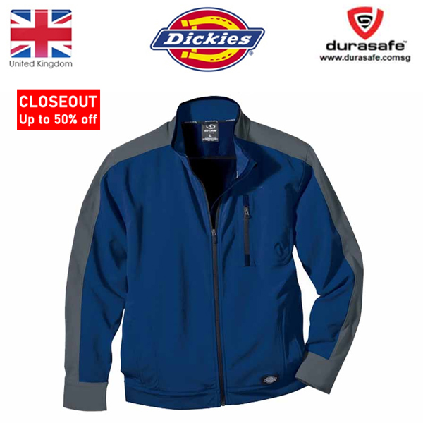 [Durasafe] Dickies TJ560 Two-Tone Storm Softshell Jacket Blue · v4