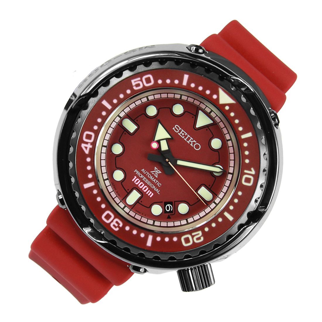 Seiko SBDX029 Gundam MS-06S Zaku II Prospex Automatic Limited Edition Sports Red Watch · v10