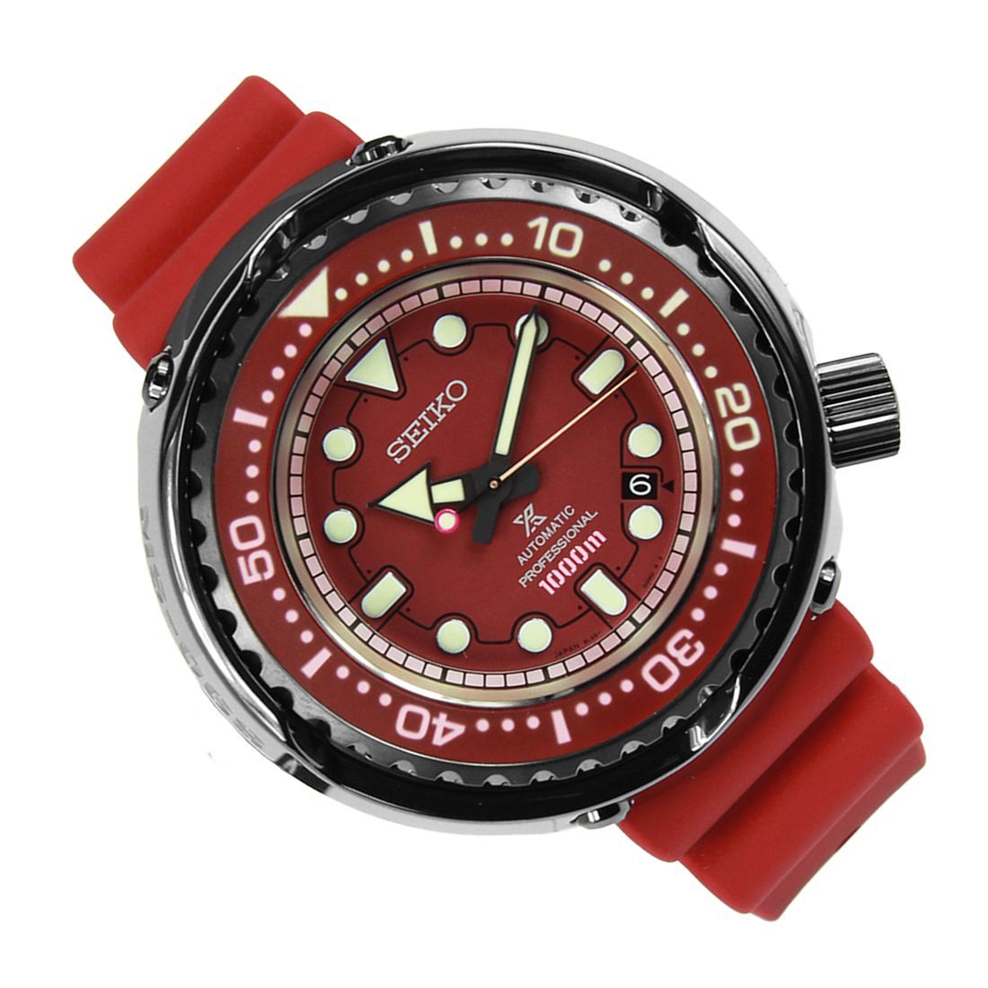 Seiko SBDX029 Gundam MS-06S Zaku II Prospex Automatic Limited Edition Sports Red Watch · v10