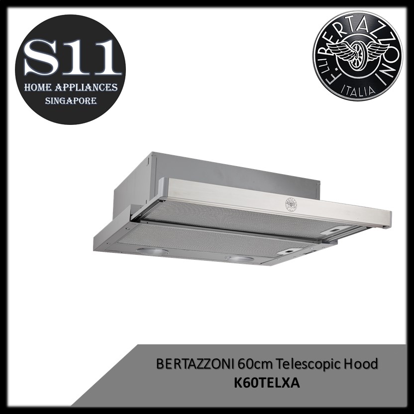 BERTAZZONI K90TELXA 90cm / K60TELXA 60cm Telescopic Hood *1 YEAR LOCAL WARRANTY · v3