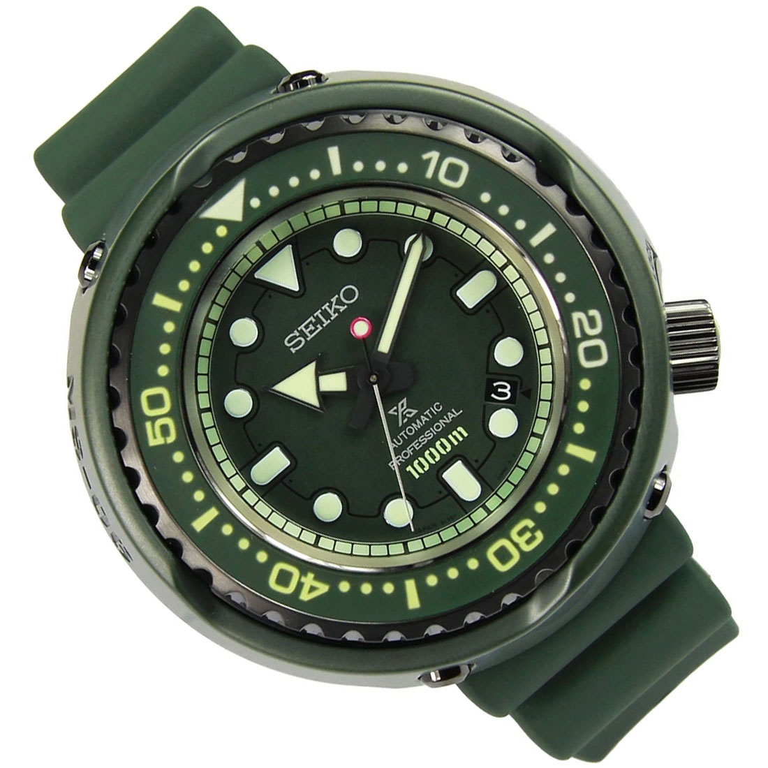 Seiko SLA029J1 SLA029 SLA029J Green Gundam MS-06 Zaku II Prospex Automatic Diving Watch WR1000m · v4