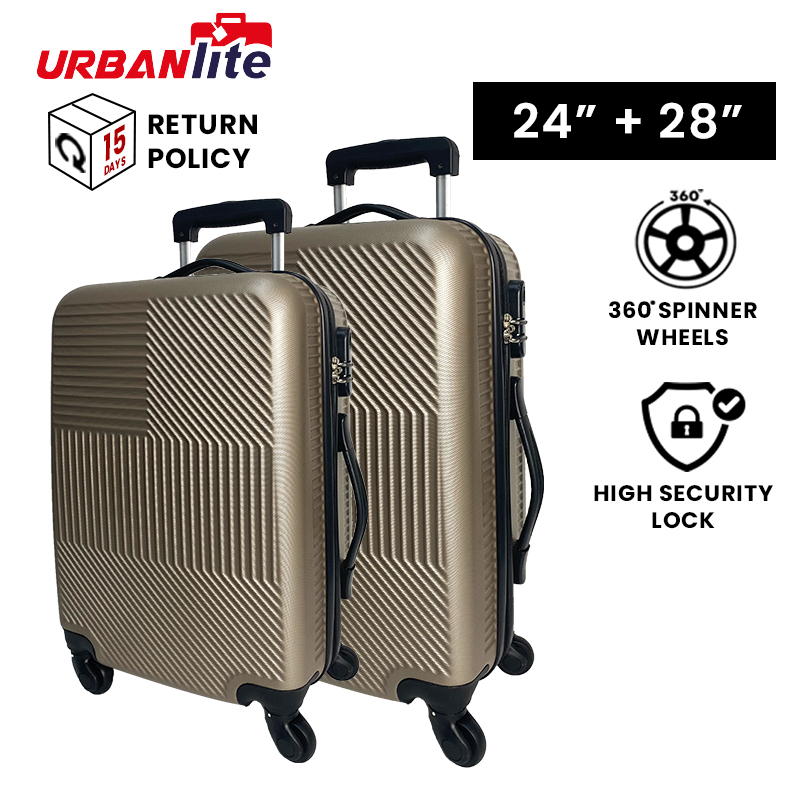 [SG Ready Stock] URBANLite RAY กระเป๋าเดินทาง ABS แบบแข็ง หมุนได้ 360° ขนาด 24 นิ้ว 28 นิ้ว รุ่น ULH9917 จัดส่งโดย Universal Traveller ใน 3 วันทำการ