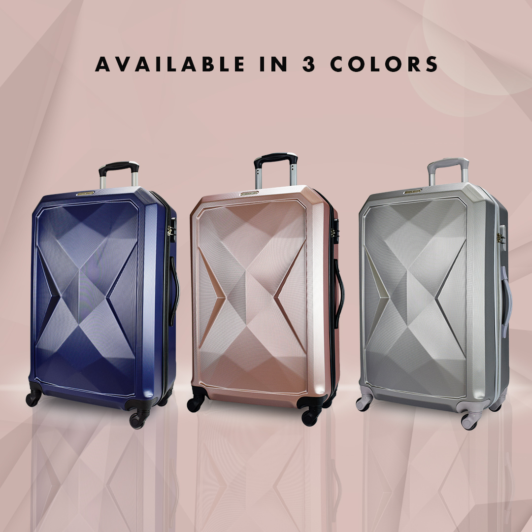 [SG Ready Stock] URBANLite RUBIK 3 In 1 BUNDLE SET ABS Hard Case 4-Wheel Spinner Luggage ULH9919  by Universal Traveller · v2