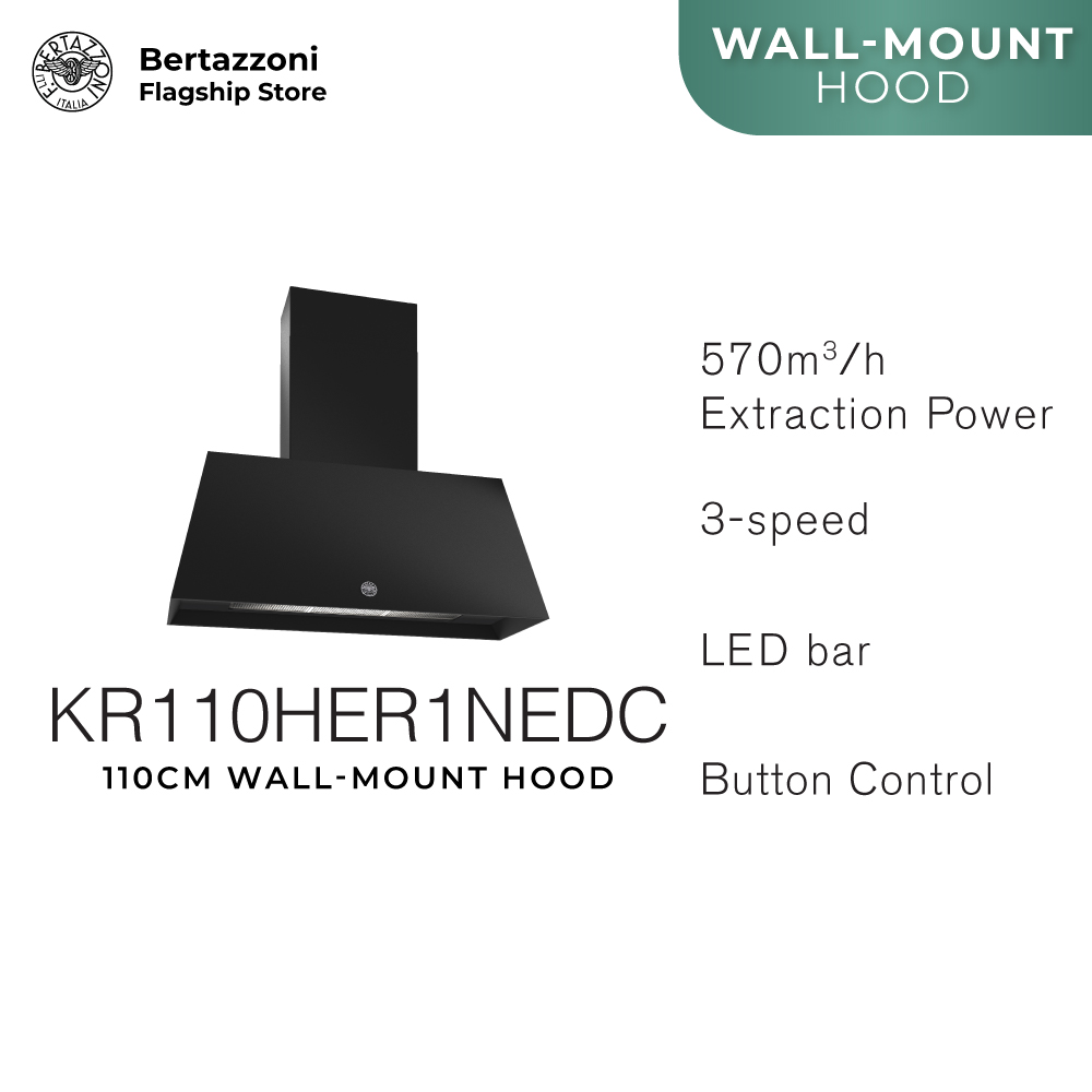 Bertazzoni KR110HER1NEDC 110cm Heritage Wall Mounted Hood · v6