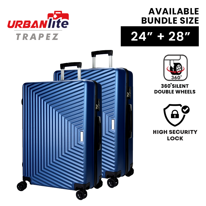[SG Ready Stock] UrbanLite Trapez - Bagaglio Spinner a 360° da 24 pollici + 28 pollici a 8 ruote - ULH9913 3 giorni lavorativi per la consegna da parte di Universal Traveller