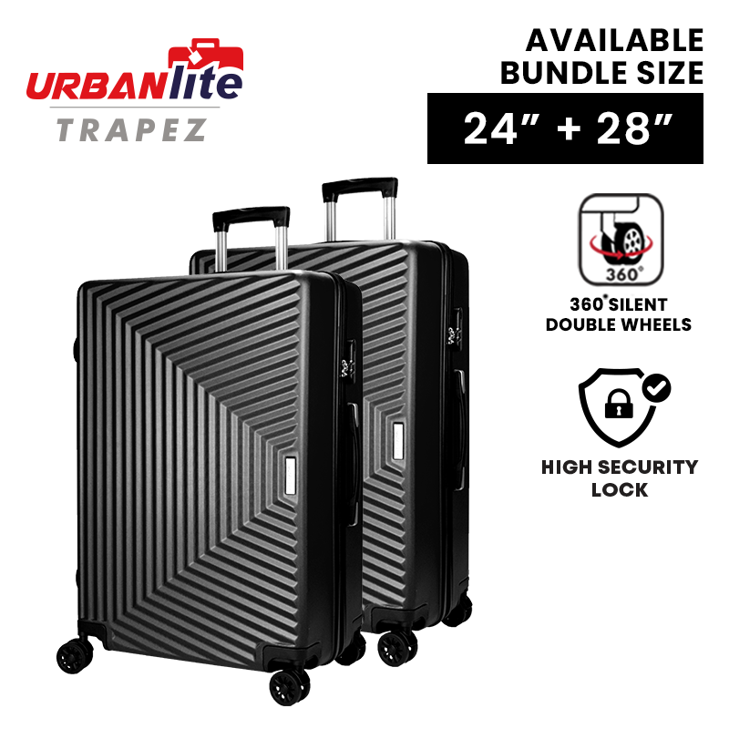 [SG Ready Stock] UrbanLite Trapez - Bagaglio Spinner a 360° da 24 pollici + 28 pollici a 8 ruote - ULH9913 3 giorni lavorativi per la consegna da parte di Universal Traveller