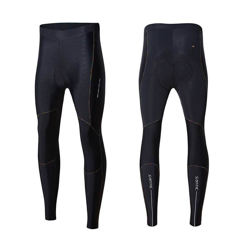 Santic Women Cycling Pants Professional 4D Padding Shockproof Reflective Pants Anti-pilling Bike Bicycle Cycling Tights L7C04088