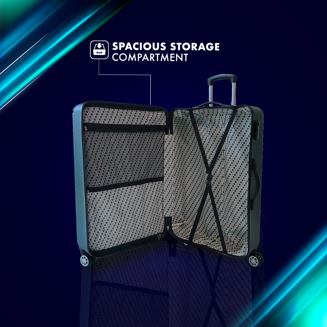 [SG Ready Stock] URBANLite ECHO 2.0 - [ 20 inch + 24 inch ] 360° 8 Wheels Spinner Corner Protector Luggage ULH21904 3 Working Days For Delivery By Universal Traveller · v3