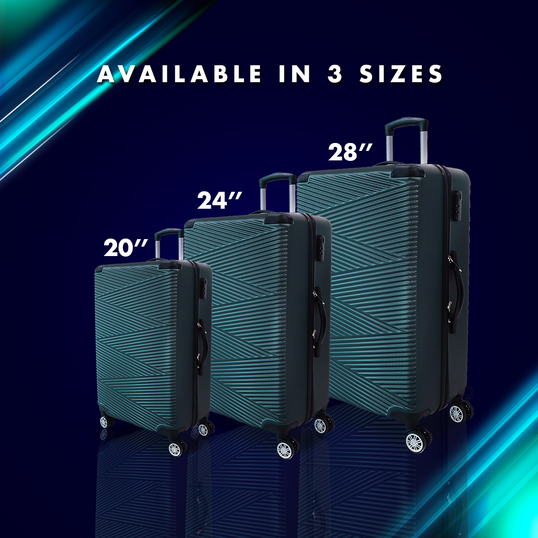 [SG Ready Stock] URBANLite ECHO 2.0 - [ 20 inch + 24 inch ] 360° 8 Wheels Spinner Corner Protector Luggage ULH21904 3 Working Days For Delivery By Universal Traveller · v3