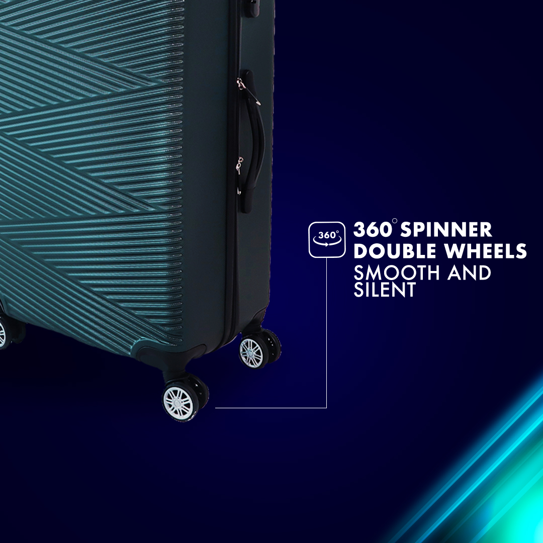 [SG Ready Stock] URBANLite ECHO 2.0 - [ 20 inch + 24 inch ] 360° 8 Wheels Spinner Corner Protector Luggage ULH21904 3 Working Days For Delivery By Universal Traveller · v3
