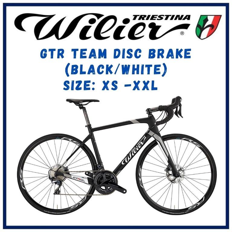 Wilier GTR Team Disc Brake Frameset ONLY (Black/White) Size XS/S/M/L/XL/XXL Road Bike · v7