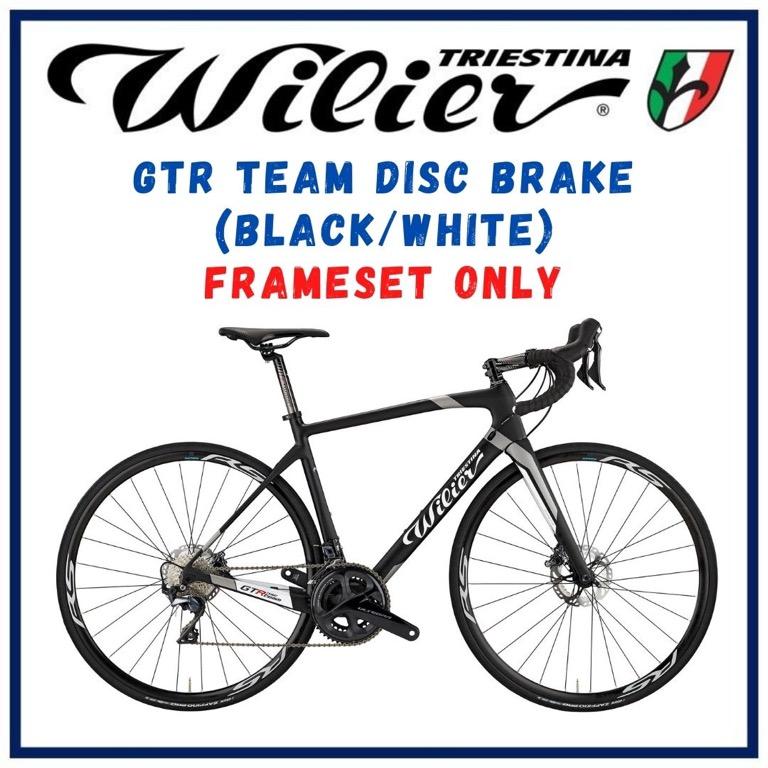 Wilier GTR Team Disc Brake Frameset ONLY (Black/White) Size XS/S/M/L/XL/XXL Road Bike · v7