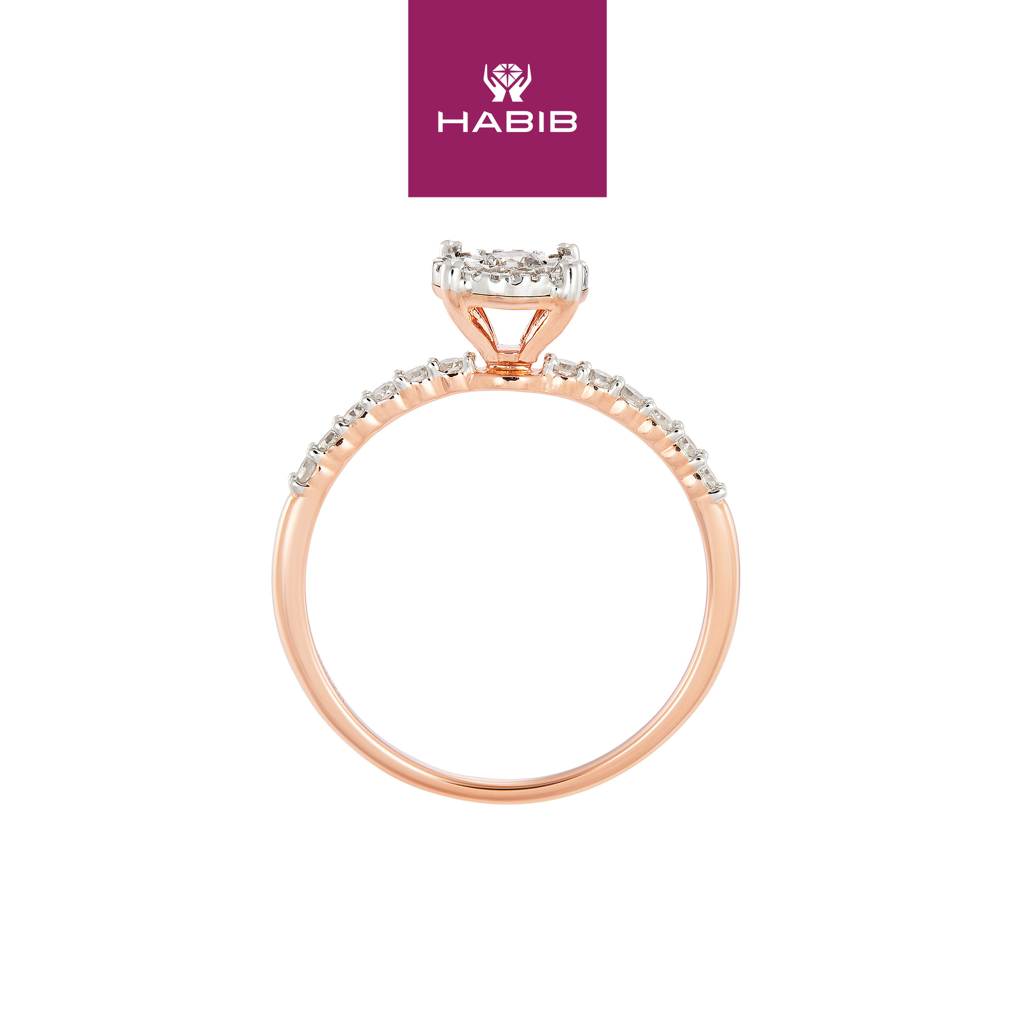 HABIB Diamond Ring in 375/9K Rose Gold 259701220 · v6