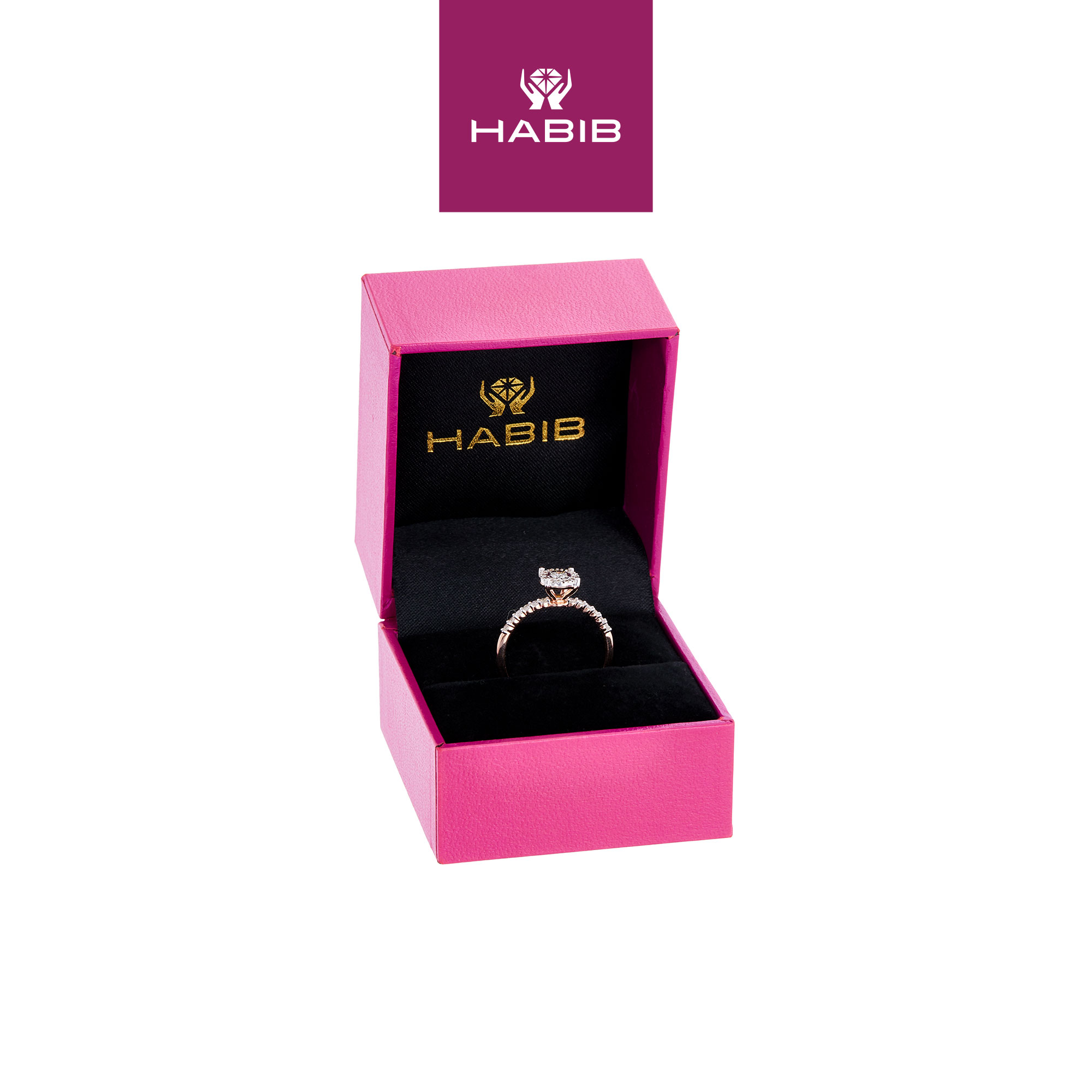 HABIB Diamond Ring in 375/9K Rose Gold 259701220 · v6