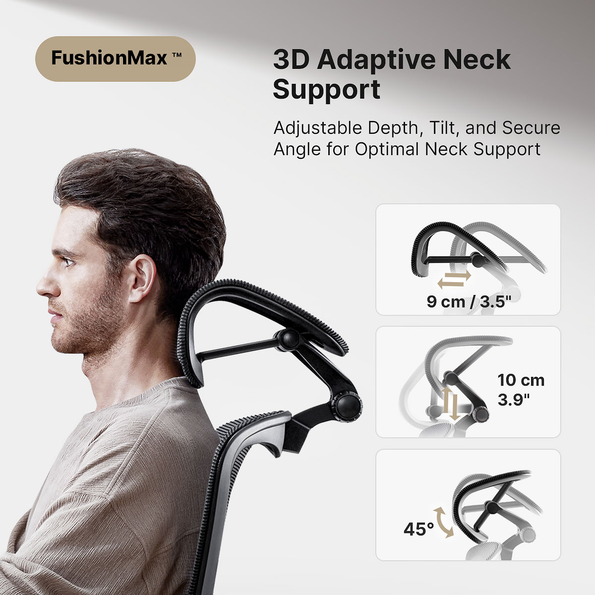 เก้าอี้สำนักงาน Hinomi H1Pro Ergonomic พับได้ พร้อมที่วางขาและที่วางแขนพับเก็บ | เก้าอี้เกมมิ่งตาข่าย