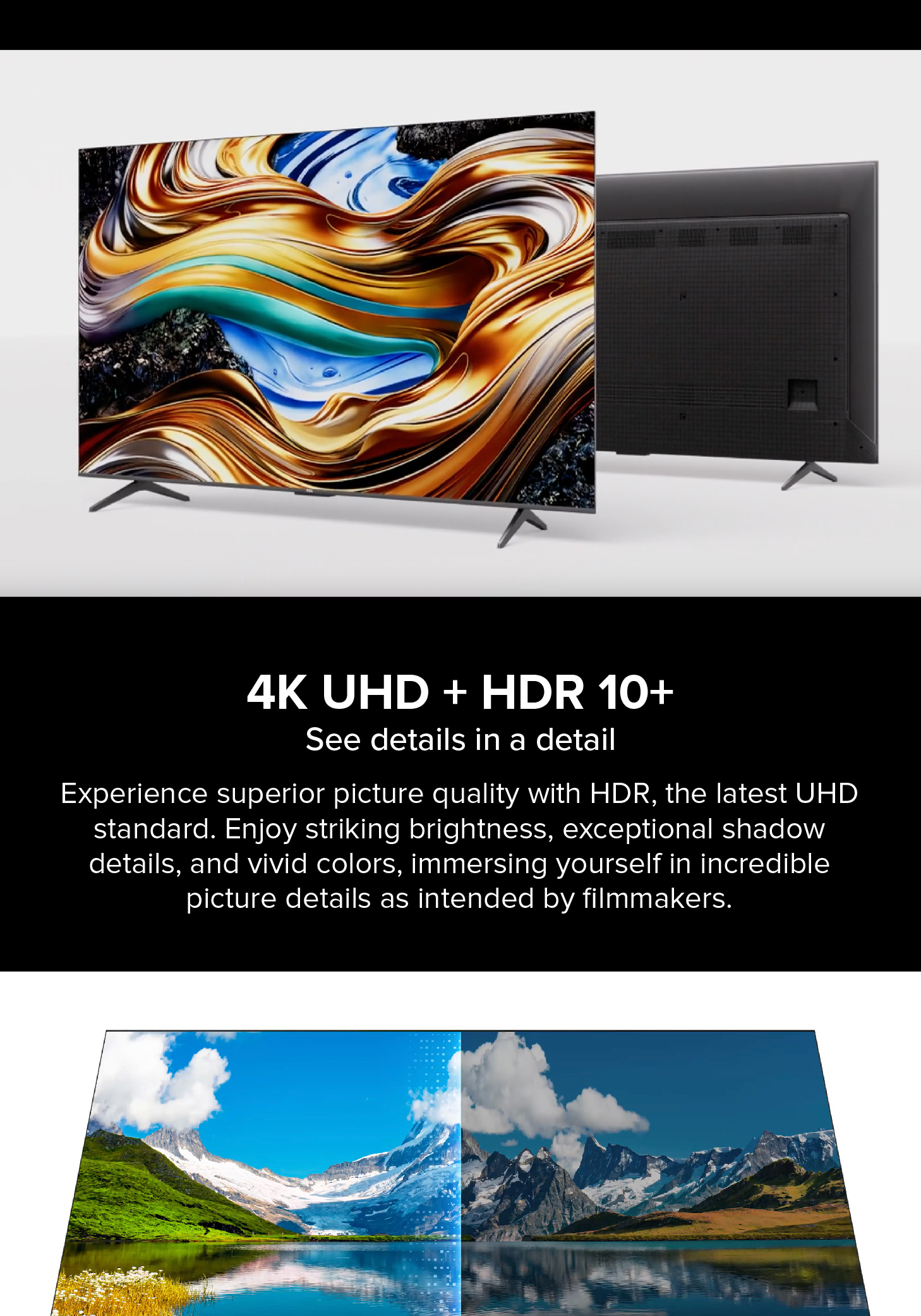 P755 4K-Fernseher 2024 55 65 Zoll | TCL Eye Care | 120Hz DLG | AI Smart Google TV | Dolby Atmos und Vision
