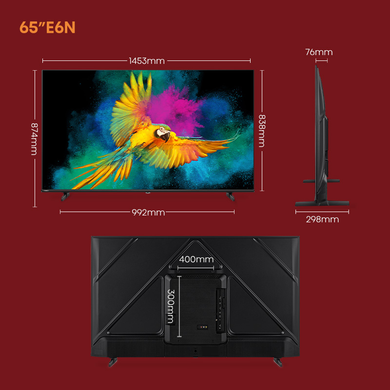 Hisense E6N 43/55/65/75 inch 4K UHD Google TV | Dolby Vision & Audio | DTS VirtualX | MEMC · v15