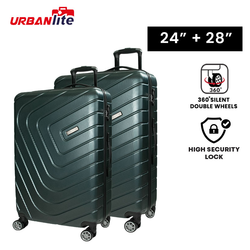 [SG Ready Stock] URBANlite Rayer 24"+28" Inch Bundle Set 360° Spinner 8 Wheels ABS Hard case- ULH21905 Within 3 Working Days By Universal Traveller · v4