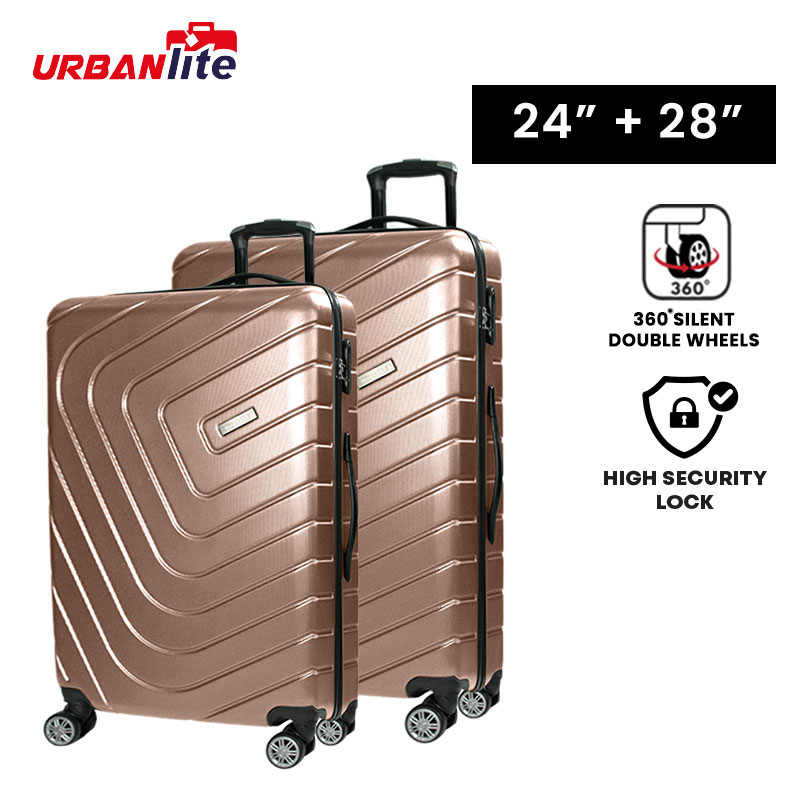 [SG Ready Stock] URBANlite Rayer 24"+28" Inch Bundle Set 360° Spinner 8 Wheels ABS Hard case- ULH21905 Within 3 Working Days By Universal Traveller · v4
