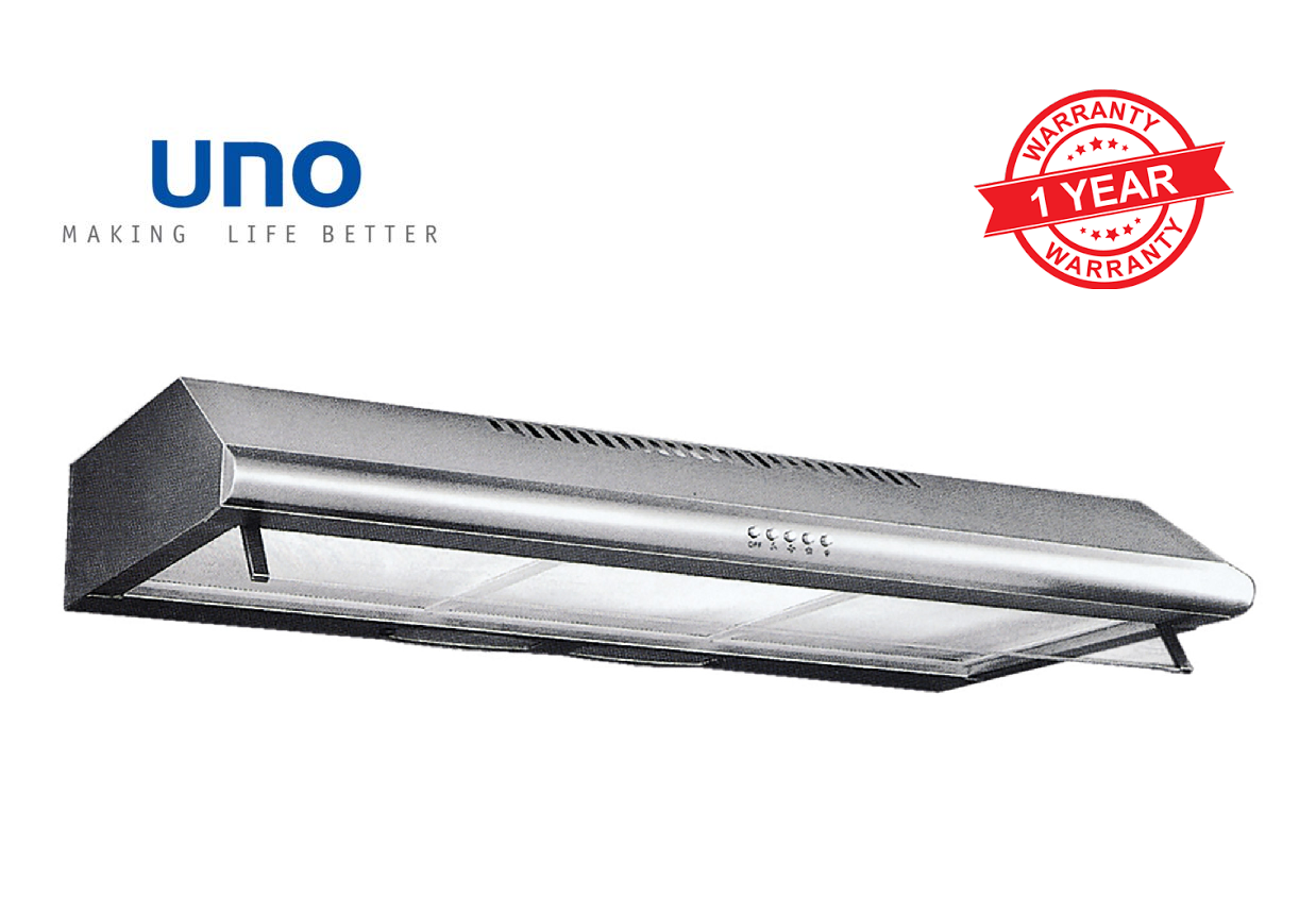 UNO 90cm Slim Line Hood 520m3/h UP1090C (1yr warranty)