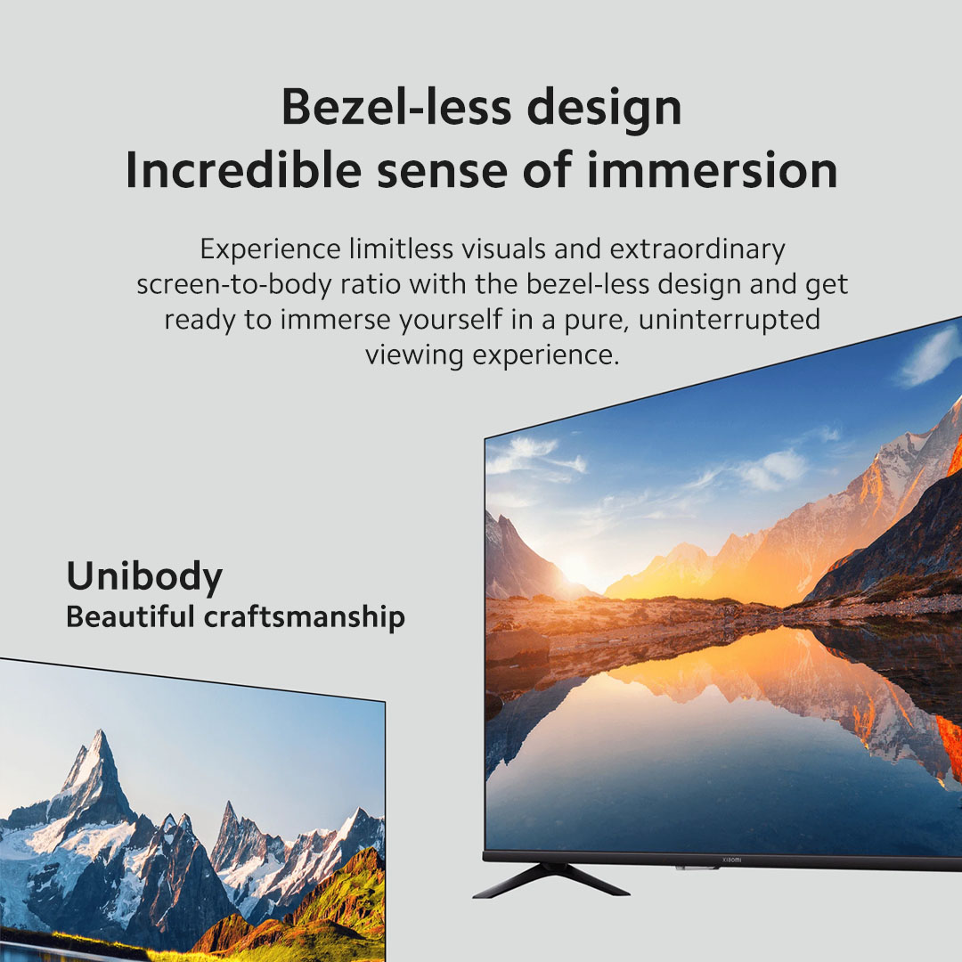 (Offiziell) Xiaomi TV A 43 FHD 2025 TV Smart Google TV DVB-T2/C Sprachsteuerung 1,5 GB RAM 8 GB ROM 5G WIFI Bluetooth 5.0 Google OS HD Smart-TV-Fernseher Google Playstore YouTube Chromecast (3 Jahre Garantie)