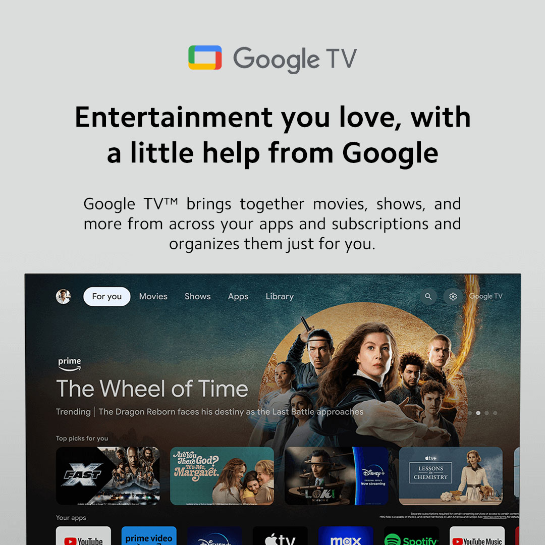 (Offiziell) Xiaomi TV A 43 FHD 2025 TV Smart Google TV DVB-T2/C Sprachsteuerung 1,5 GB RAM 8 GB ROM 5G WIFI Bluetooth 5.0 Google OS HD Smart-TV-Fernseher Google Playstore YouTube Chromecast (3 Jahre Garantie)