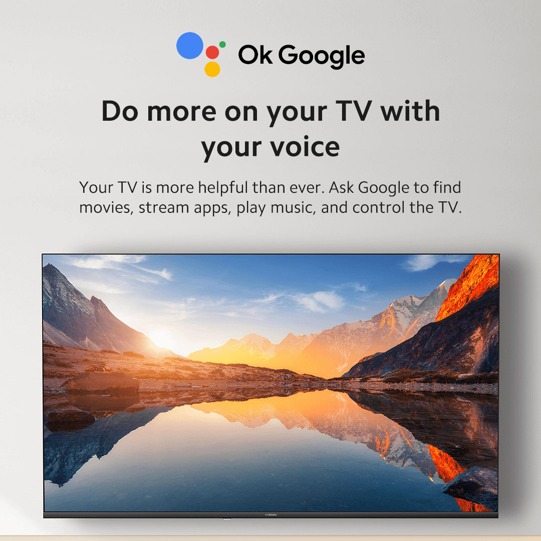 (Offiziell) Xiaomi TV A 43 FHD 2025 TV Smart Google TV DVB-T2/C Sprachsteuerung 1,5 GB RAM 8 GB ROM 5G WIFI Bluetooth 5.0 Google OS HD Smart-TV-Fernseher Google Playstore YouTube Chromecast (3 Jahre Garantie)