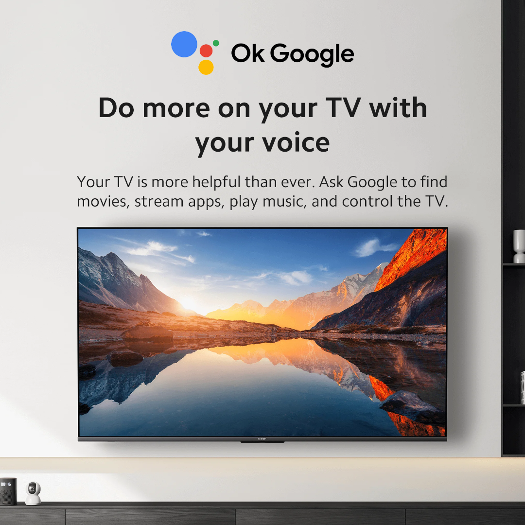 (Oficjalny) Xiaomi TV A 55 2025/ TV S Mini LED 55 2025 | Google TV 4K Ultra HD DCI-P3 94% gama kolorów HDR10+ Google Playstore Wbudowany Chromecast Dolby Vision i wyświetlacz bez obramowania (3 lata gwarancji)