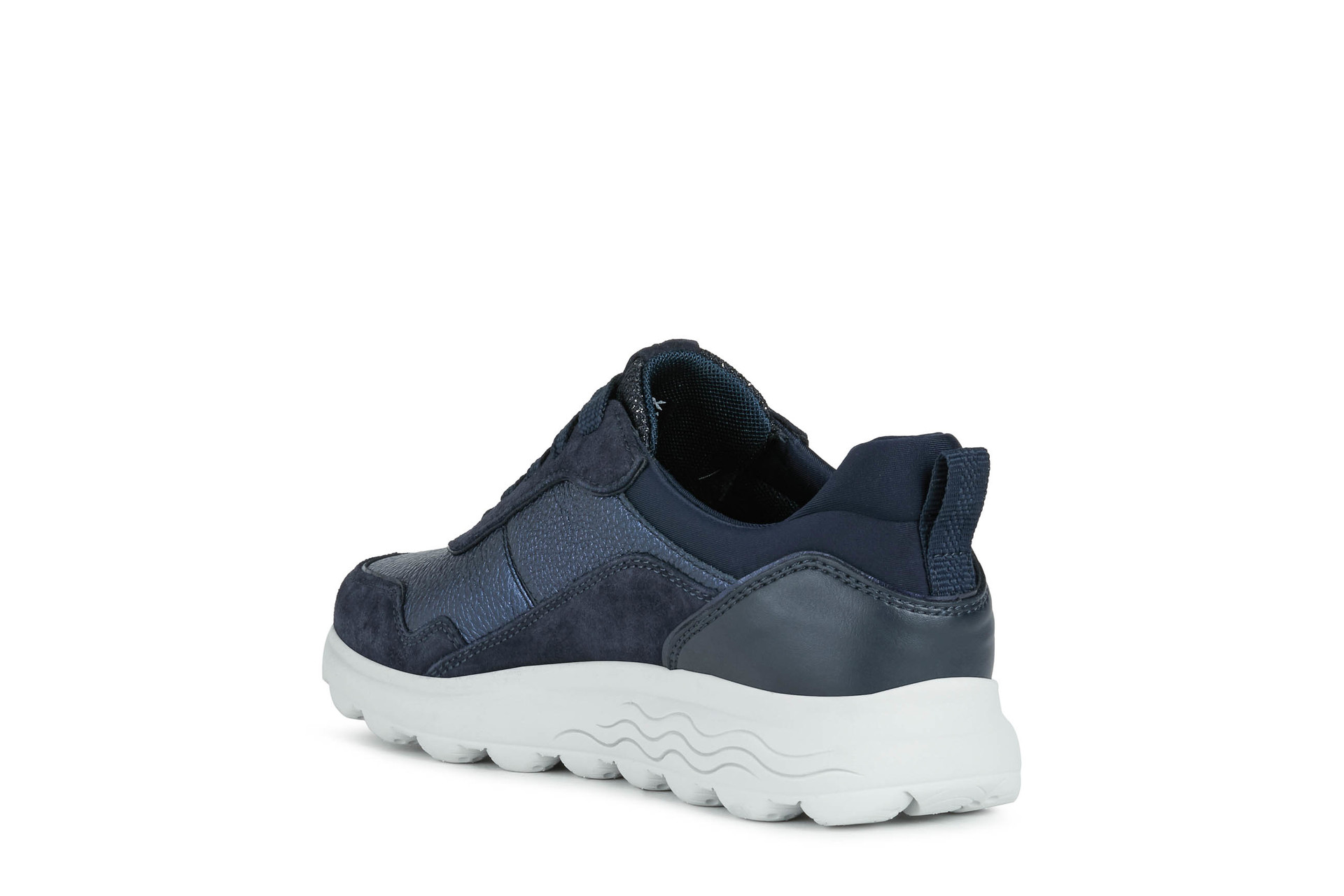 GEOX WOMEN SHOES SNEAKER D SPHERICA BLUE/NAVY · v7