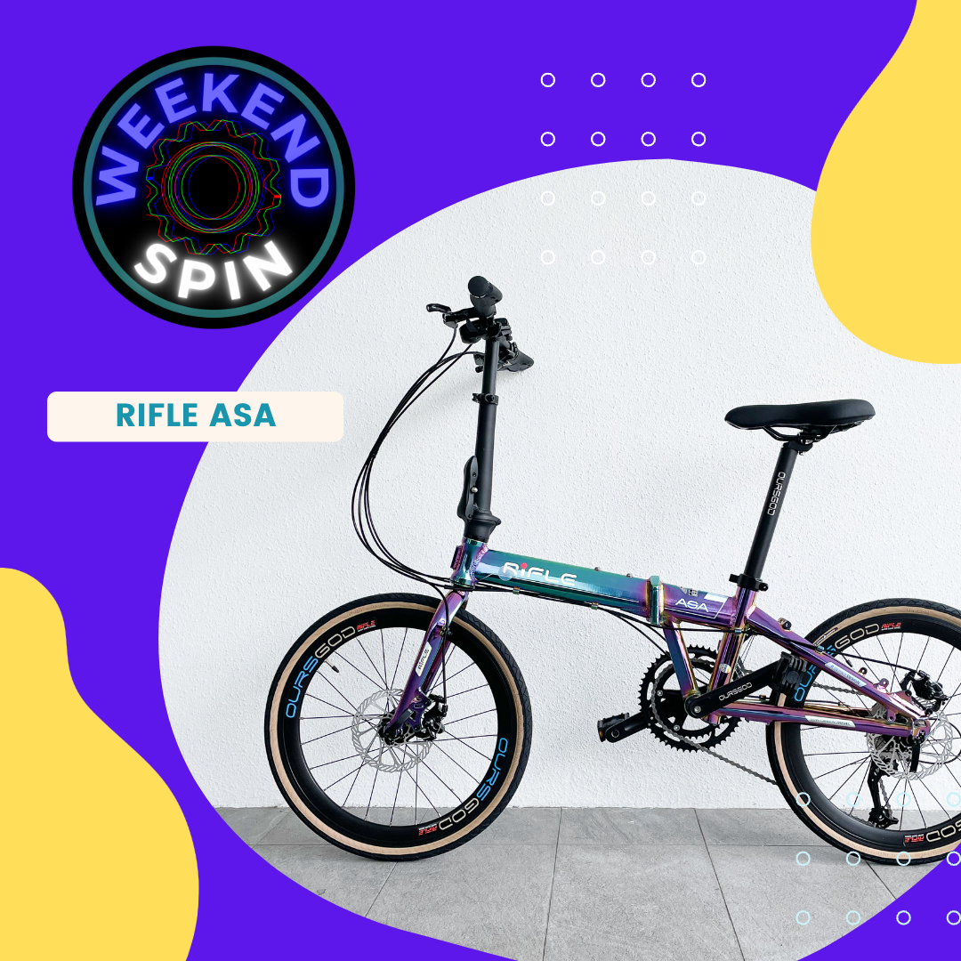 [Stock Ready] RIFLE RD10 ASA 20" Folding / Foldable Bicycle