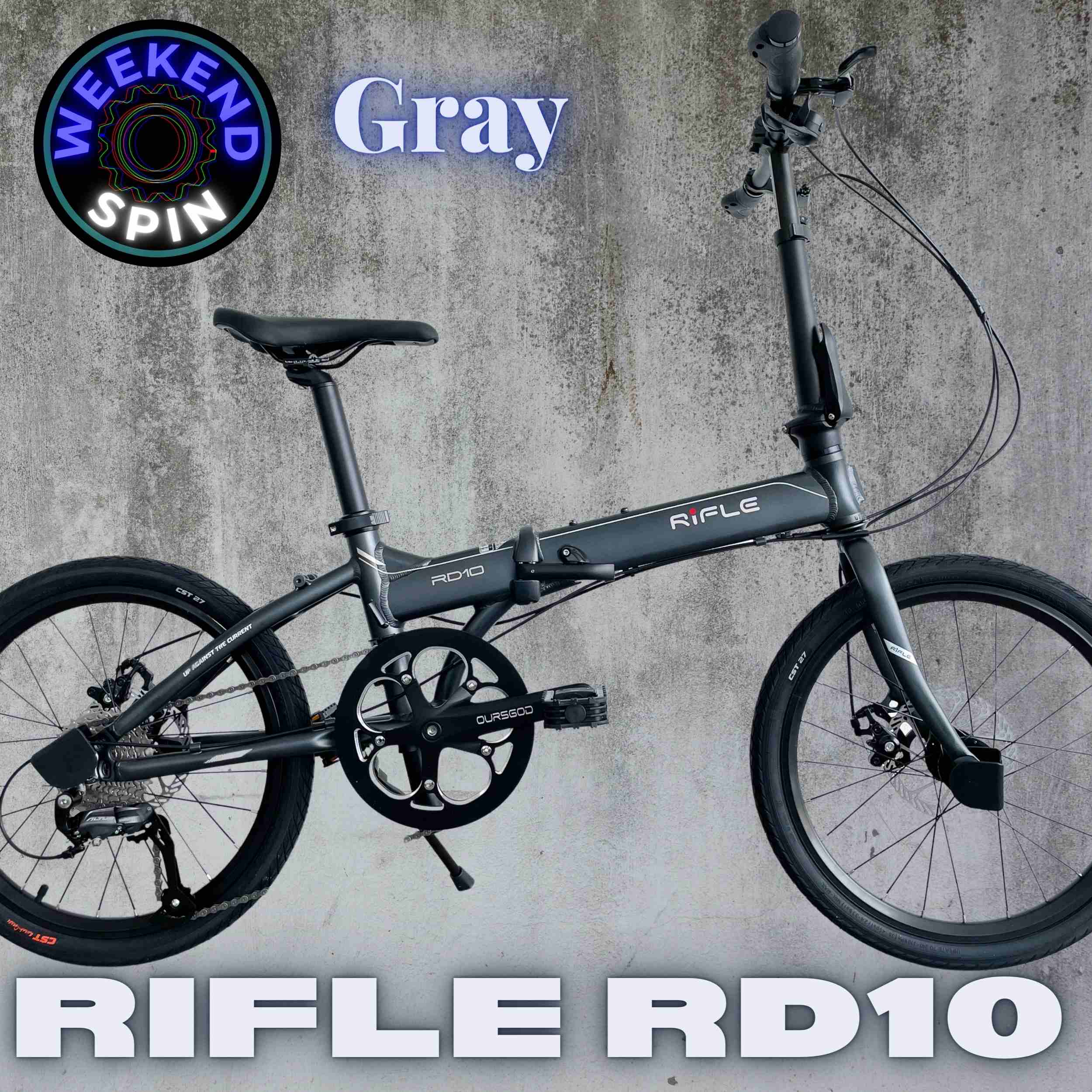 [Stock Ready] RIFLE RD10 ASA 20" Folding / Foldable Bicycle · v5