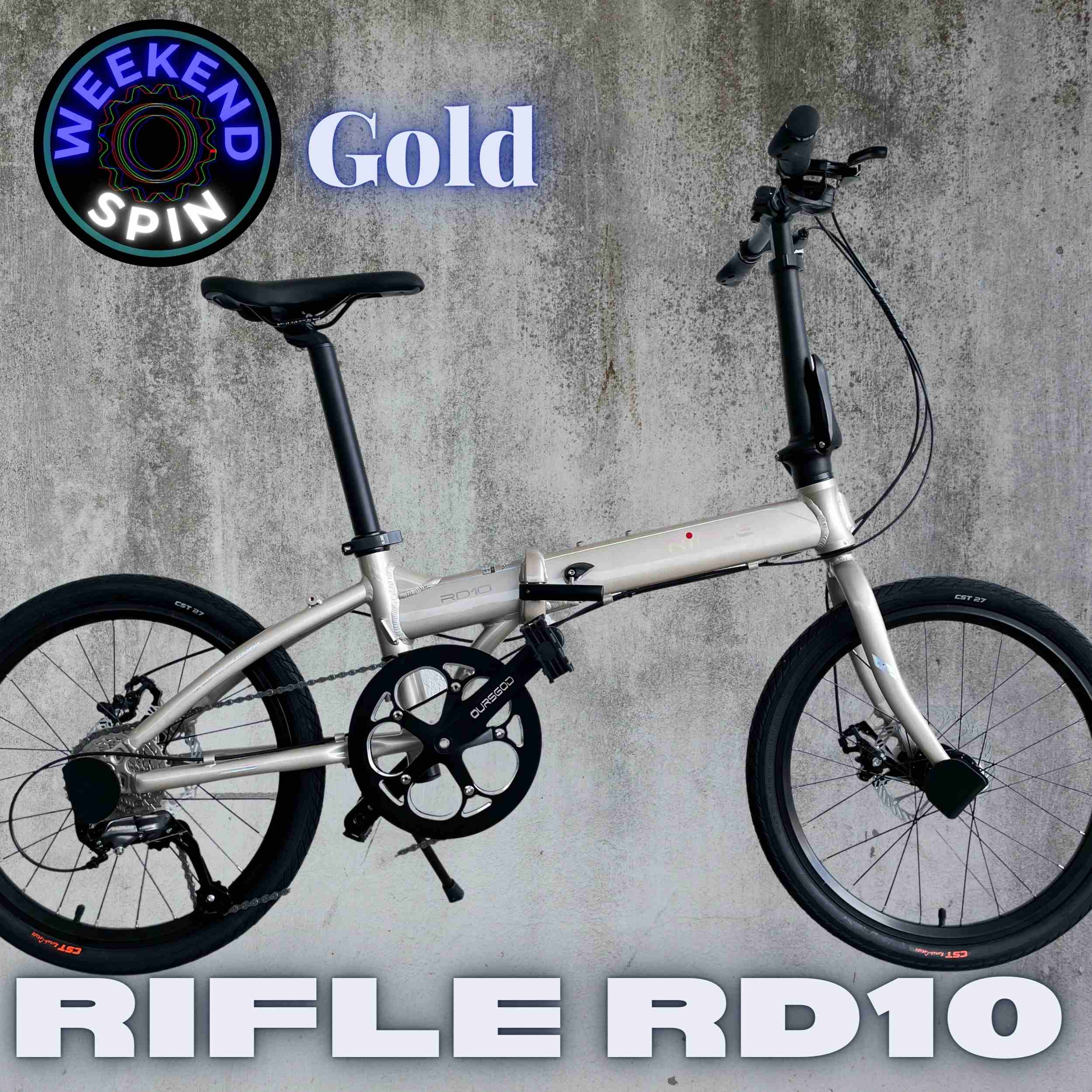 [Stock Ready] RIFLE RD10 ASA 20" Folding / Foldable Bicycle · v5