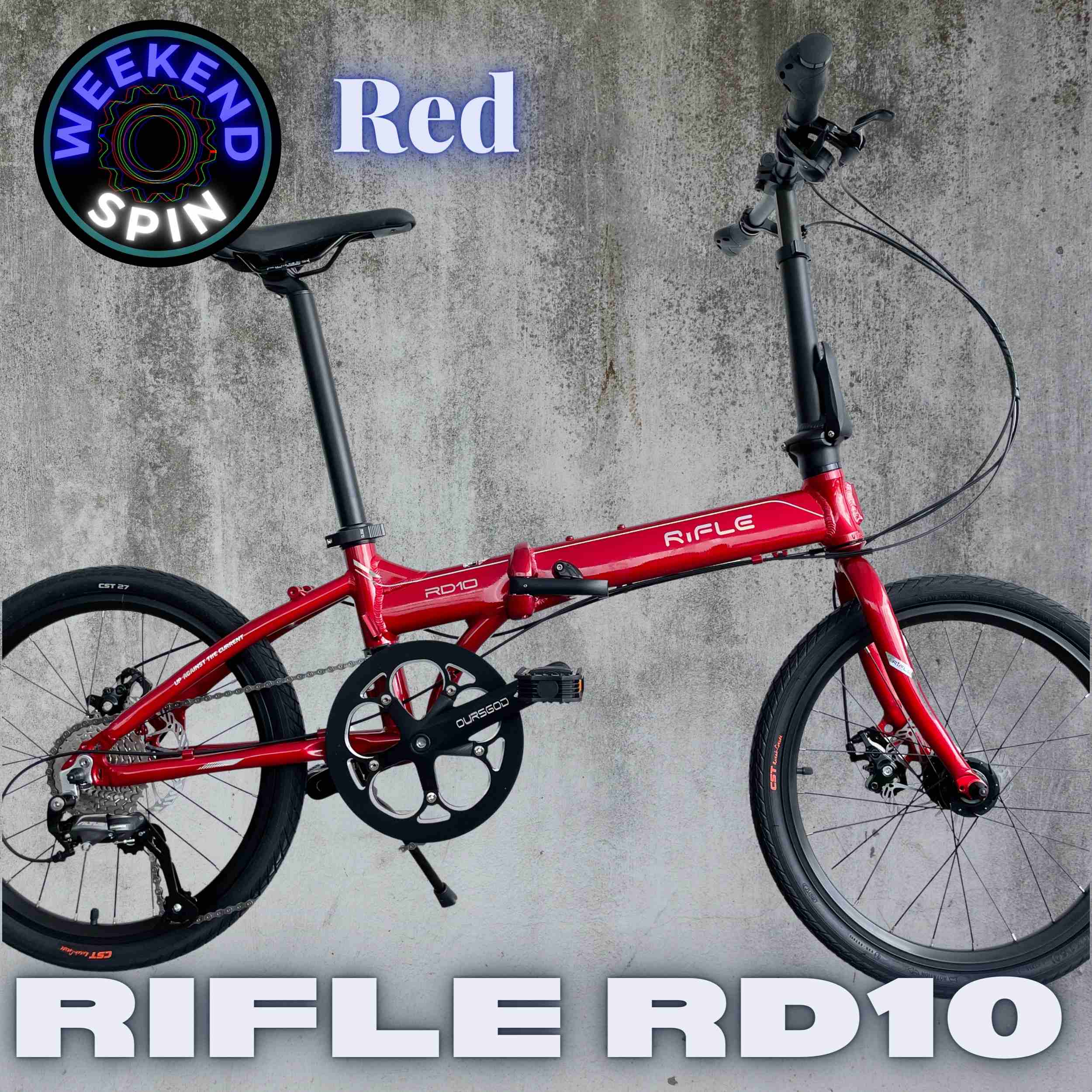 [Stock Ready] RIFLE RD10 ASA 20" Folding / Foldable Bicycle · v5