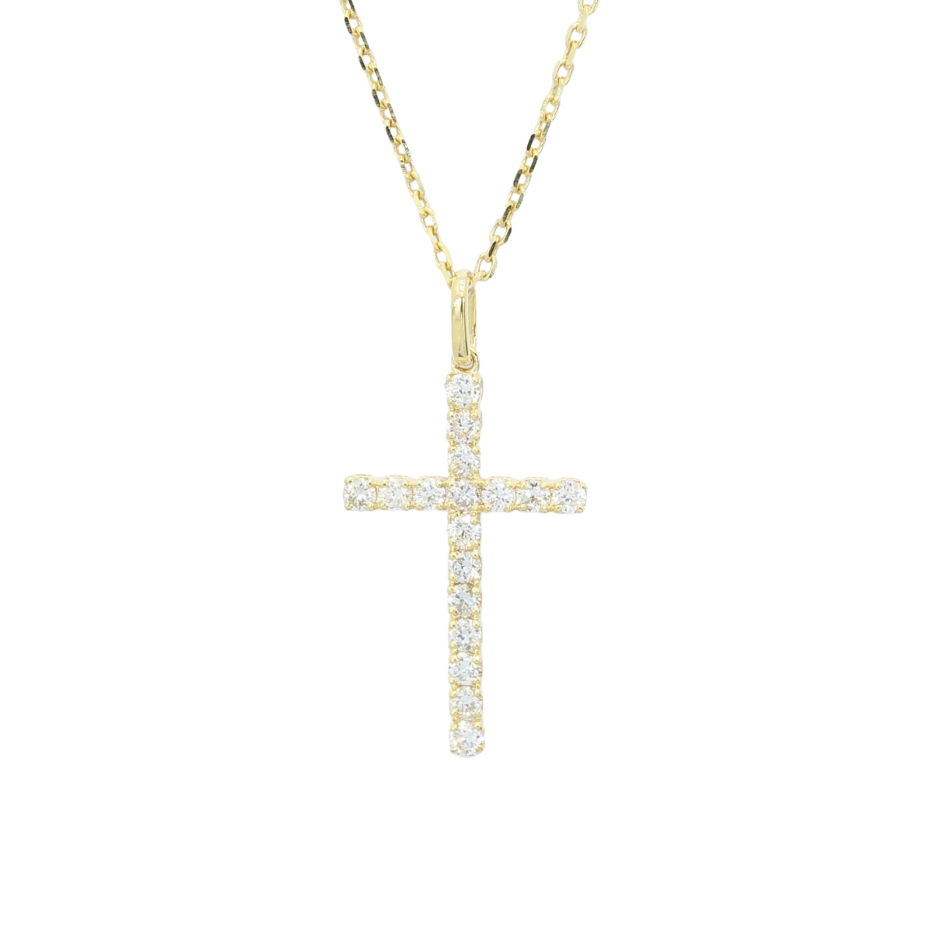 TAKA Jewellery สร้อยคอเพชรรูปกางเขน Terise 9K