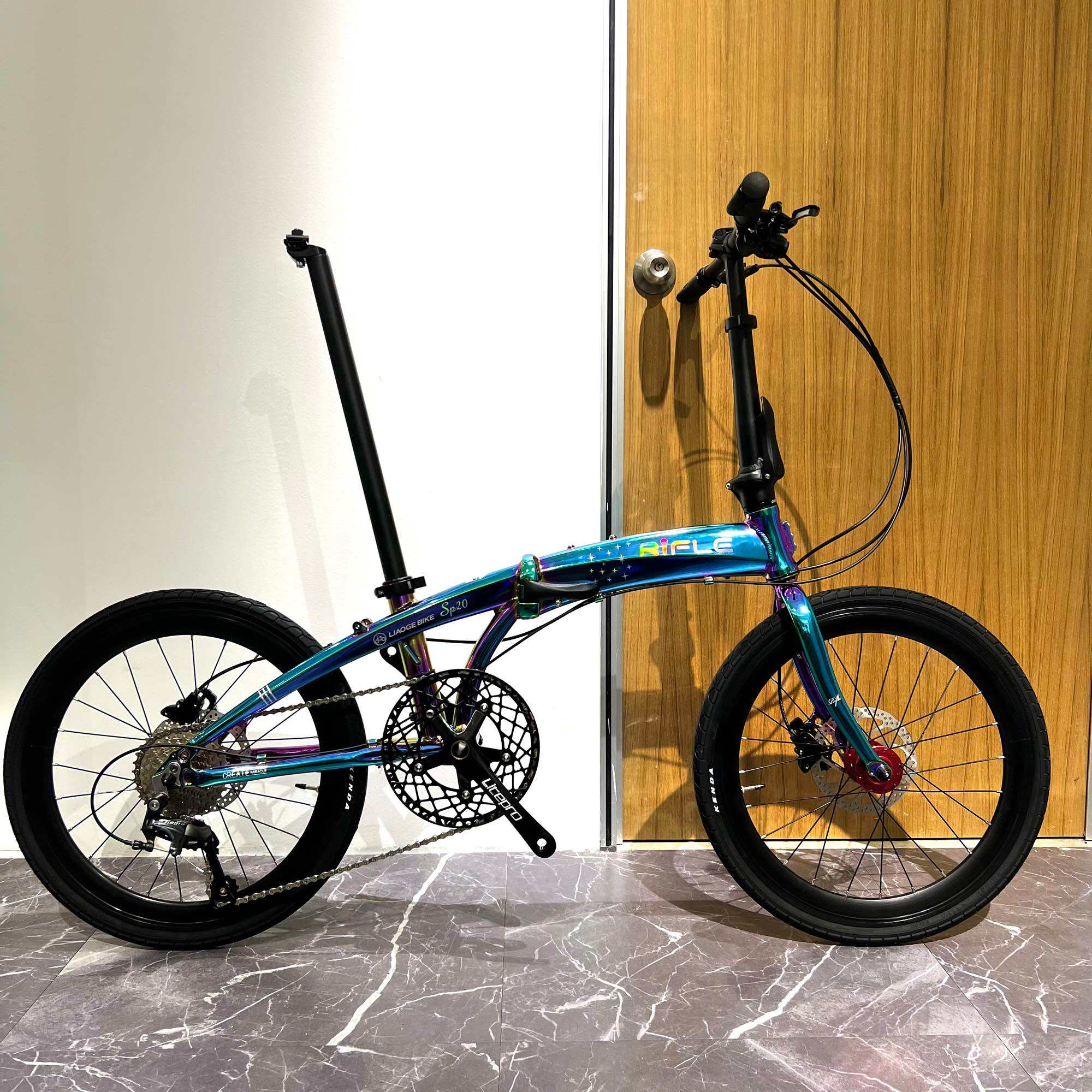 Rifle Sp20 X Liaoge451 Hydraulic disc brake Shimano Tiagra 10 speed Aluminium folding bike 20 inch · v7