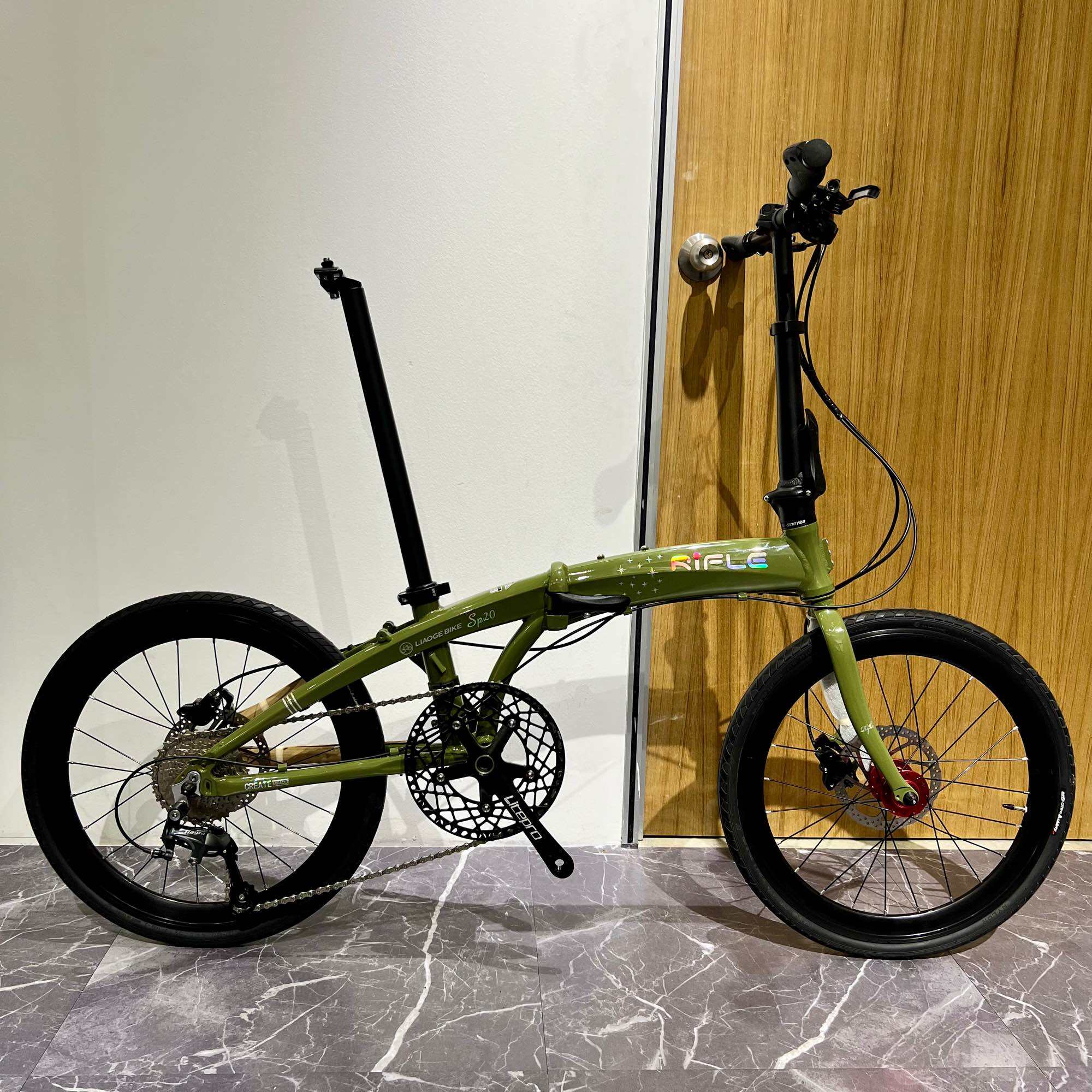 Rifle Sp20 X Liaoge451 Hydraulic disc brake Shimano Tiagra 10 speed Aluminium folding bike 20 inch · v7