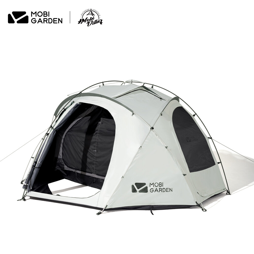 MOBI GARDEN Outdoor Camping Family Tent Royal Castle For Glamping Large Space Sunscreen