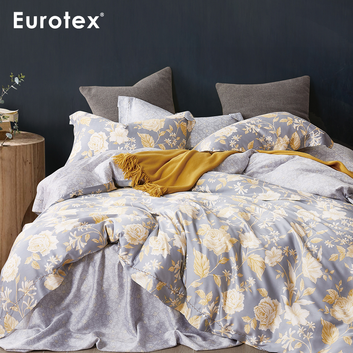 Eurotex, Celestine 1000 Thread Count, 100% TENCEL™ Fibers, Fitted Sheet Set / Bedset