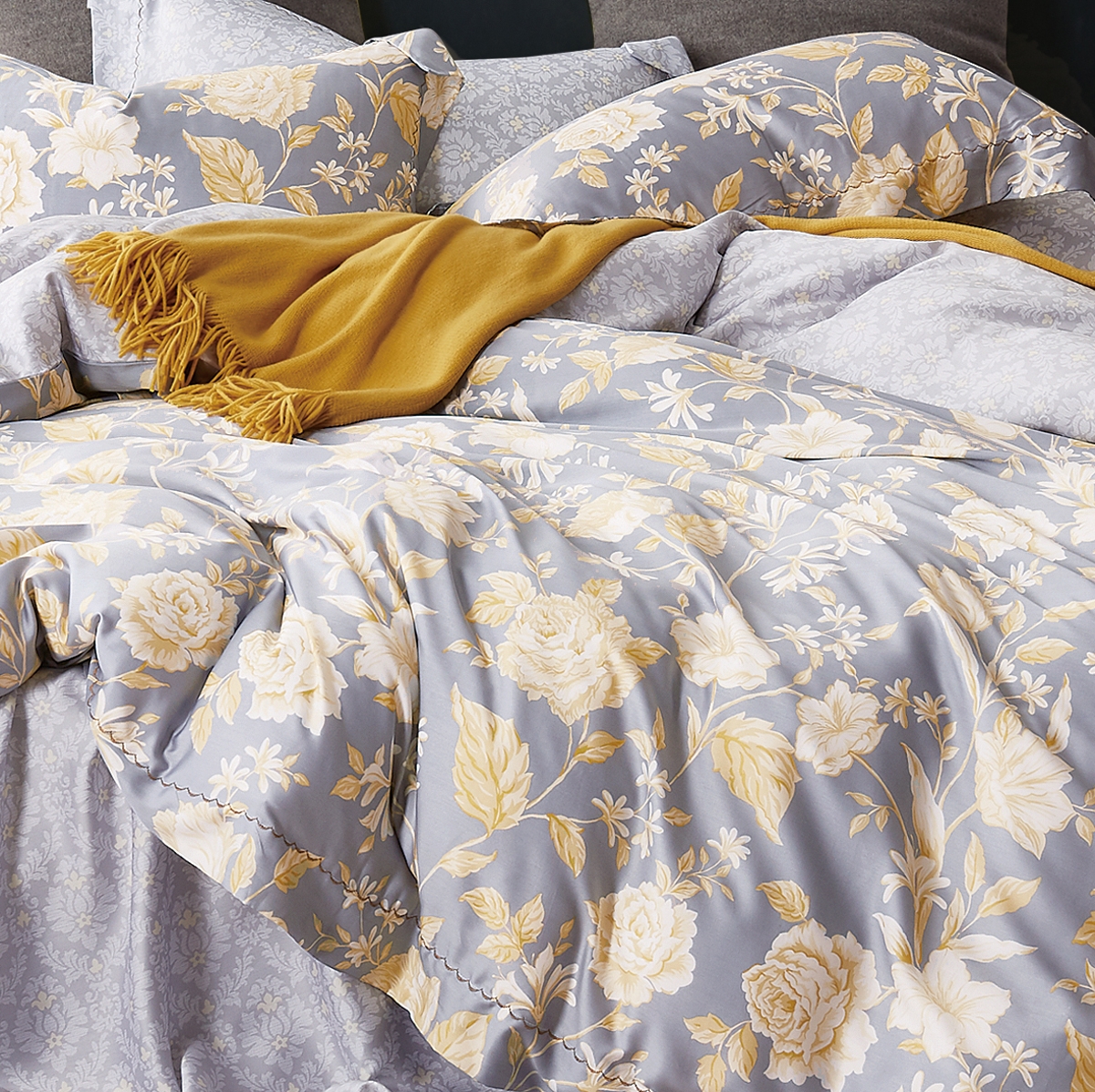 Eurotex, Celestine 1000 Thread Count, 100% TENCEL™ Fibers, Fitted Sheet Set / Bedset · v4