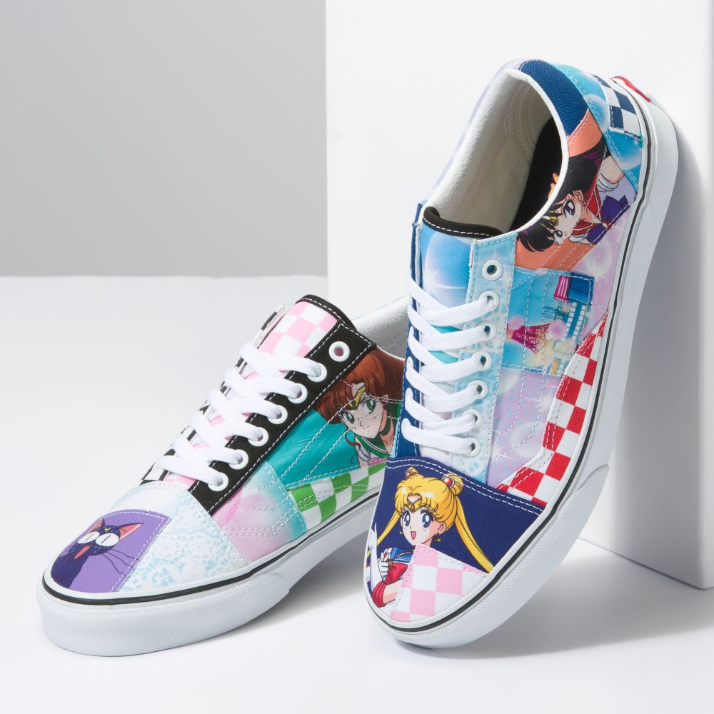 حذاء رياضي نسائي من Vans x Sailor Moon Old Skool Patchwork (مقاس أمريكي للجنسين) MISC VN0005U74481