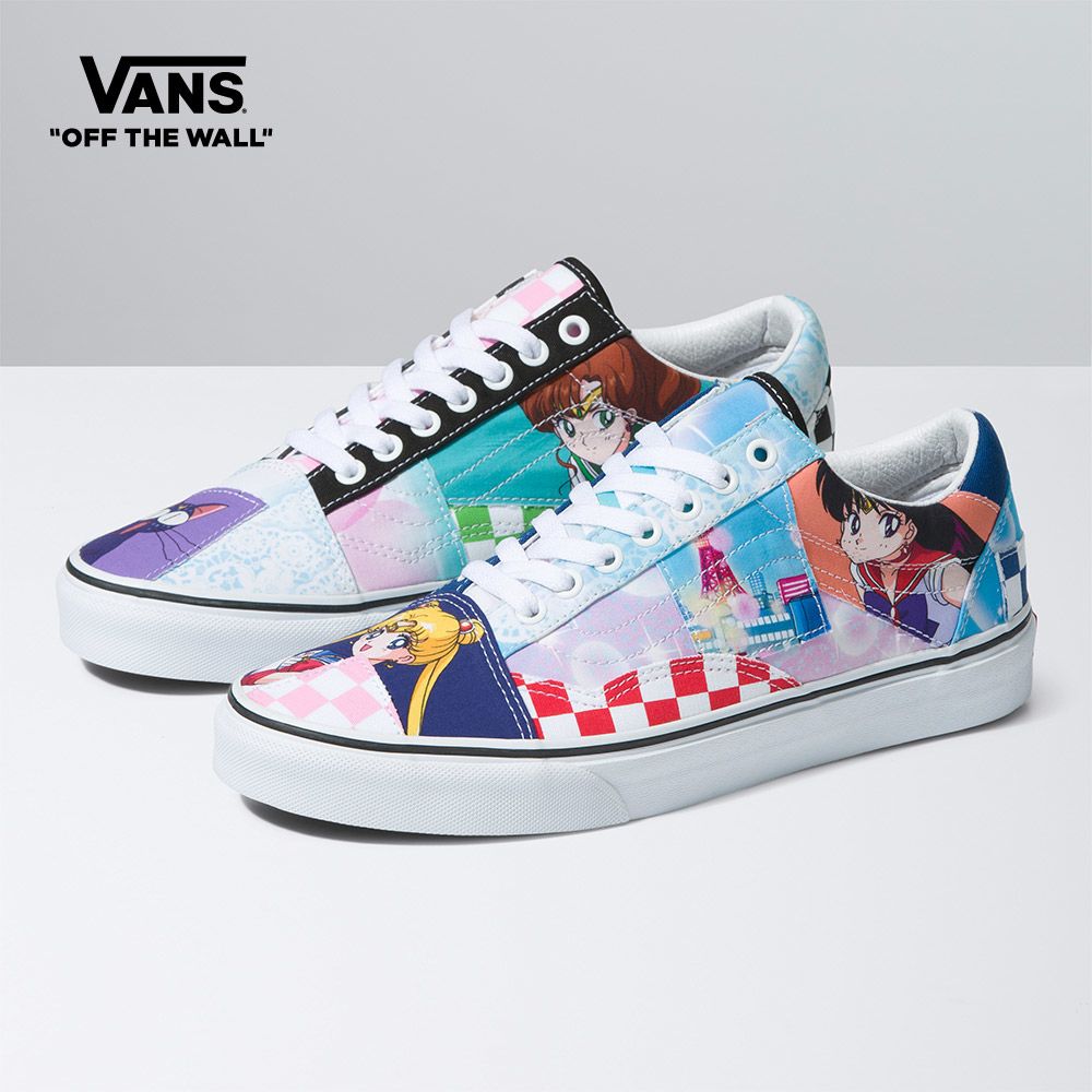 حذاء رياضي نسائي من Vans x Sailor Moon Old Skool Patchwork (مقاس أمريكي للجنسين) MISC VN0005U74481